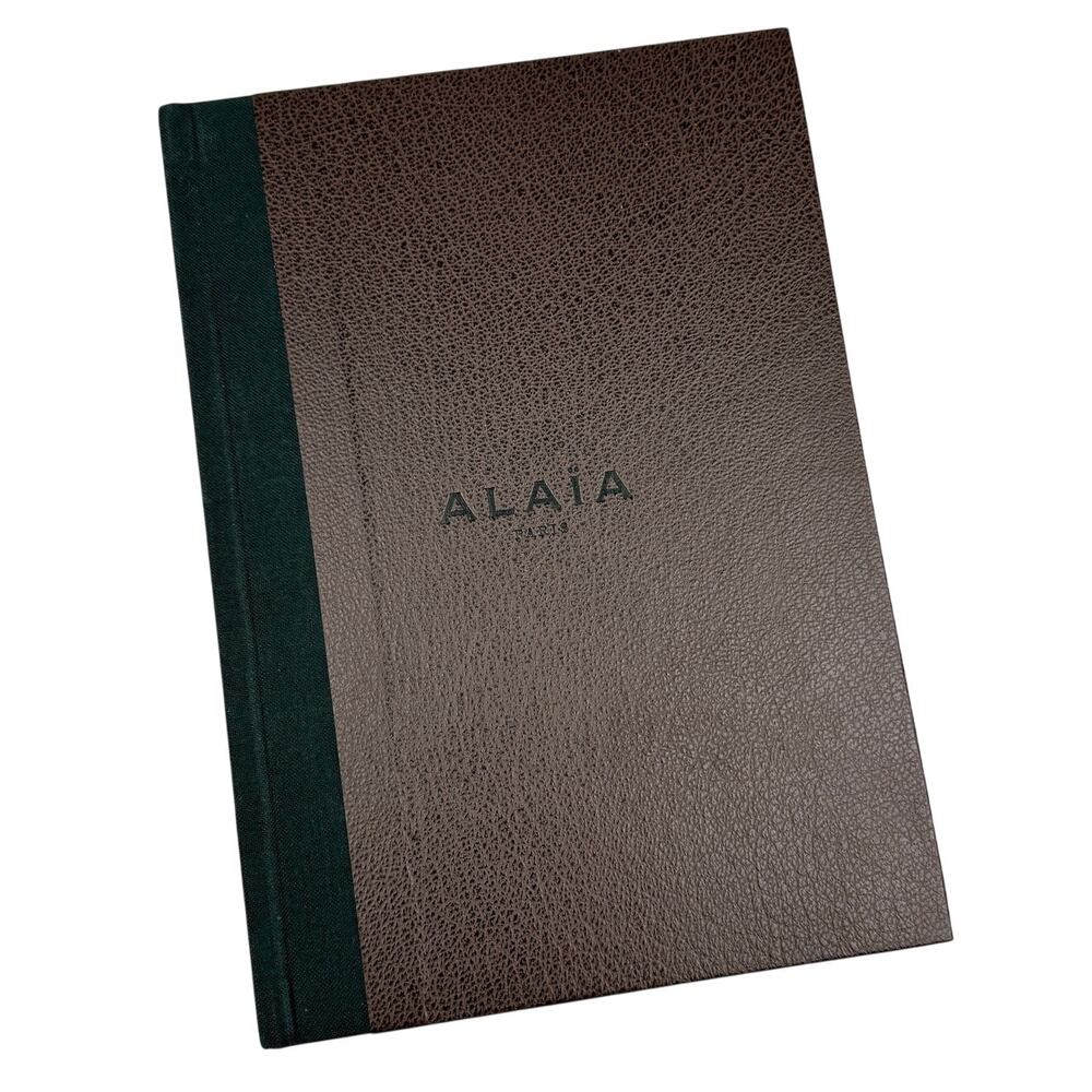 Alaïa Winter 2019 Lookbook Book Leather Cover Paris Designer Collectible
